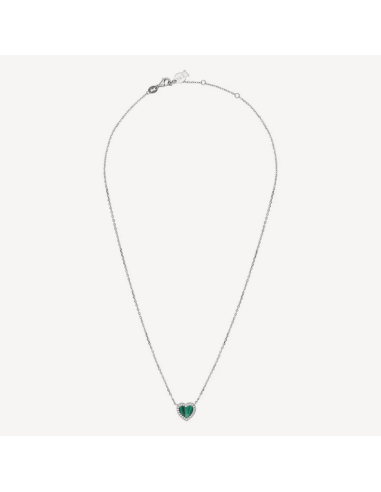 Collier Terry De Clio Blue En Argent Et Malachite