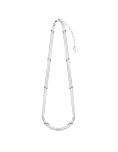Collier 3 Multichaines Argent Clio Blue