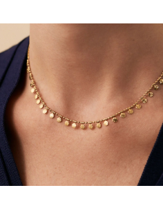 Collier Ras Du Cou Ariel AGATHA doré 2
