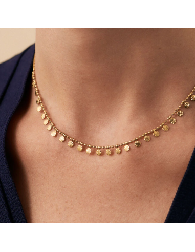 Collier Ras Du Cou Ariel AGATHA En Plaqué Or