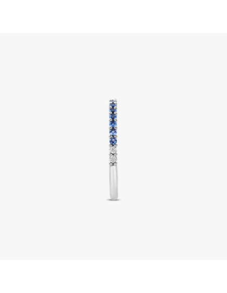 Bague Ti Sento Argent Et Zirconium Bleus 12268MB