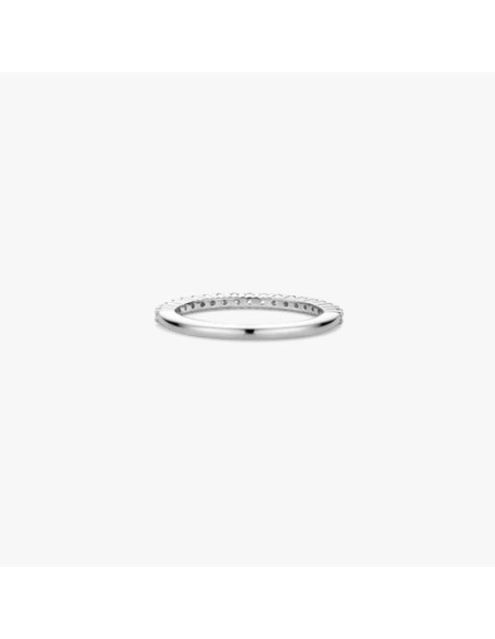 Bague Ti Sento Argent Et Zirconium Bleus