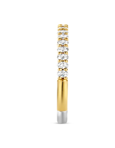Bague Ti Sento Plaqué Or Et zirconium 2