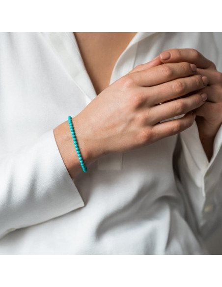 Bracelet Argent  Perles Turquoise Ti Sento 2908TQ