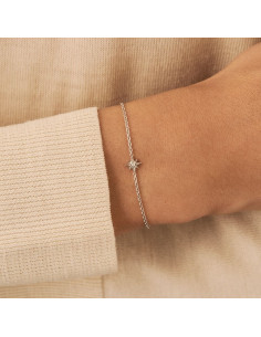 Bracelet AGATHA Souple OURSE En Argent 2