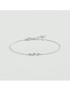 Bracelet AGATHA souple BELOVED En Argent Avec Des Oxydes Multicolores 2
