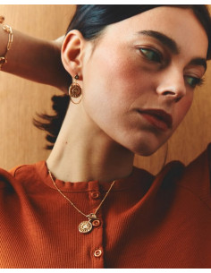 Collier Les Georgettes Astrale MÉTAL DORÉ 2