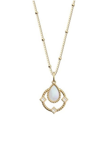 Collier Les Georgettes Constance En Métal Doré