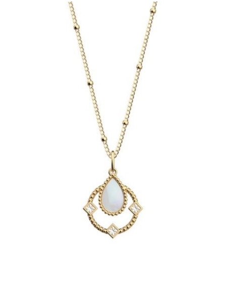 Collier Les Georgettes Constance En Métal Doré