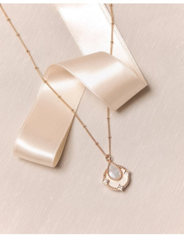 Collier Les Georgettes Constance En Métal Doré