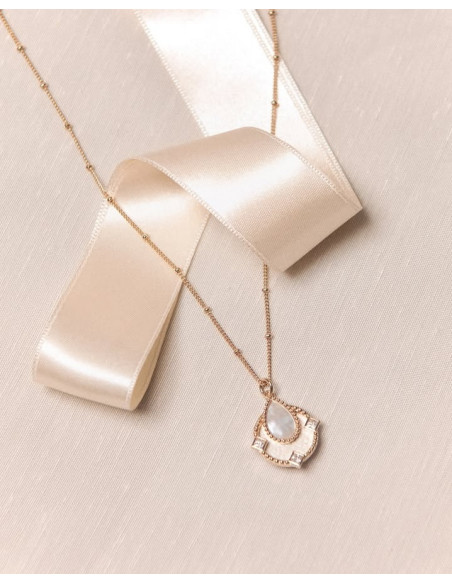 Collier Les Georgettes Constance En Métal Doré