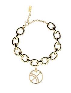 Bracelet Les Georgettes Zodiaque Sagittaire En Métal Doré