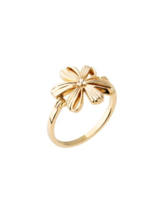 Bague Saunier Pivoine En Plaqué Or