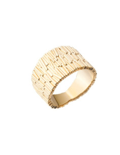 Bague Pampa De Saunier En Plaqué Or
