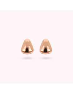 Boucles d'oreilles BRONZALLURE Gouttes Dorées Or Rose 2