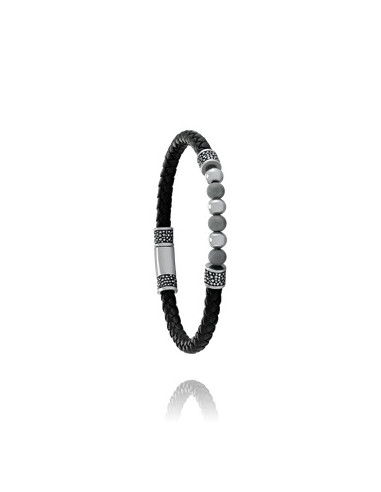 Bracelet Phoenix De Jourdan En Perles Acier