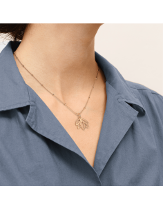 Collier Les Georgettes Lotus Métal Doré 70468021900 2