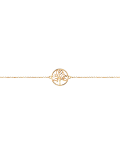Bracelet chaîne Arbre de Vie Les Georgettes Métal Doré