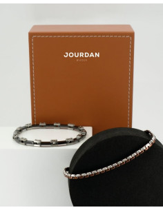 Bracelet Eyras De Jourdan En Céramique Noire Et Acier 2