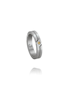 Bague Eden De Jourdan En Acier Et Vis Or 18K