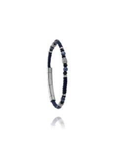 Bracelet Alaric De Jourdan En Pierres Naturelles Bleues