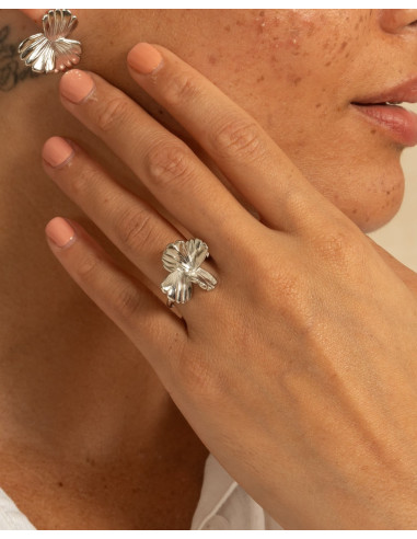 Bague Coquelicot De Saunier En Argent