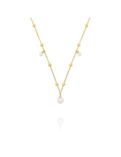 Collier Aurélia De Jourdan En Plaqué Or Et Perles