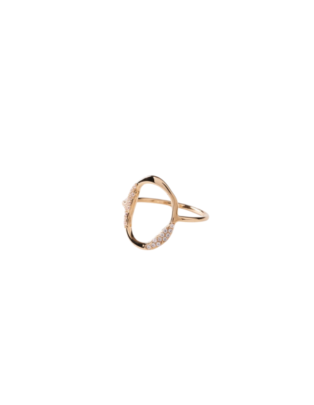 Bague Brise De Saunier En Plaqué Or