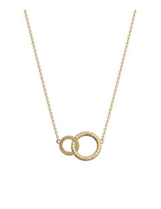 Collier Les Georgettes Icone En Métal Doré