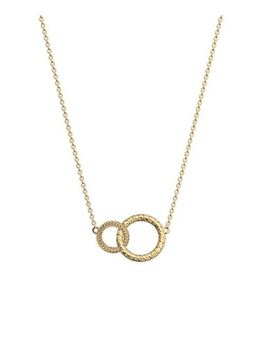 Collier Les Georgettes Icone En Métal Doré