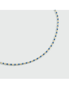 Collier Agatha Ras Du Cou Smarty Bleu 2