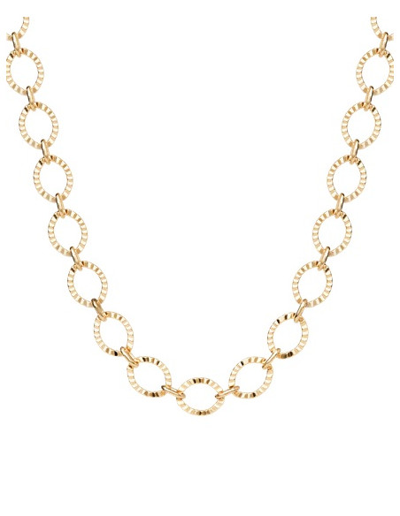 Collier Ribambelle En Plaqué Or De Saunier