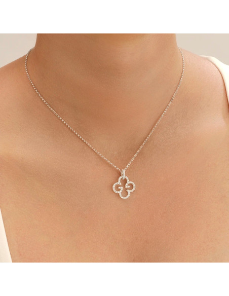 Collier CHARLES GARNIER en Argent et oxyde de zirconium AGF170057N