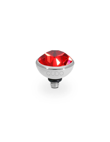BOTTONE Top 10mm QUDO Scarlet  Acier Blanc