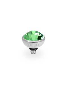 BOTTONE Top 10mm QUDO Péridot Acier Blanc