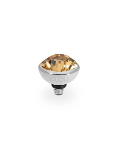 BOTTONE Top 10mm QUDO Light Colorado Topaz Acier Blanc