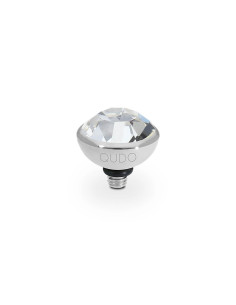 BOTTONE Top 10mm QUDO Crystal Acier Blanc