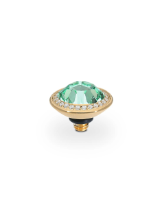 Tondo Deluxe Top 9mm QUDO Chrysolite Acier Jaune