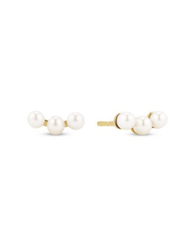 Boucles D'oreilles Perla En Plaqué Or Sif Jakobs