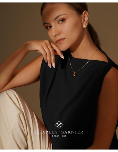 Bague CHARLES GARNIER En Agate Rouge