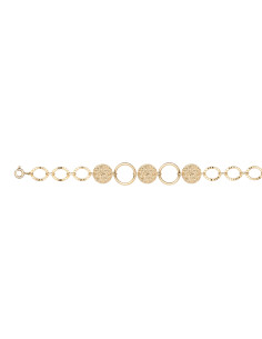Bracelet Mosaïca De Saunier En Plaqué Or