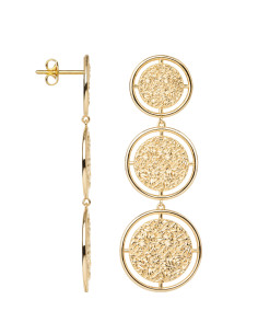 Boucles d'oreilles Mosaïca De Saunier en plaqué or 704660701