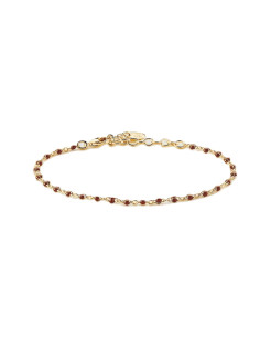 Bracelet Agatha Souple SMARTY Doré - Bordeaux 02470155-473