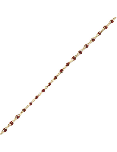 Bracelet Agatha Souple SMARTY Doré - Bordeaux 02470155-473