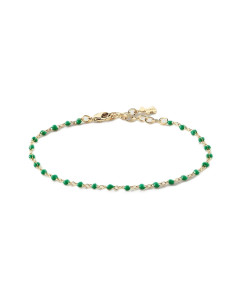 Bracelet Agatha Souple SMARTY Vert - Doré