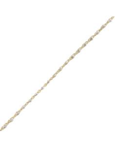 Bracelet Agatha Souple SMARTY Doré - Argenté 2