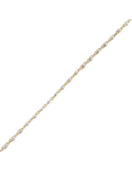 Bracelet Agatha Souple SMARTY Doré - Argenté