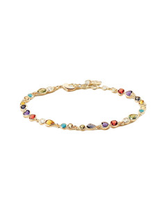 Bracelet AGATHA Souple CANDY Multicolore / Doré