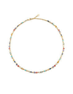 Collier Ras Du Cou Agatha  CANDY Multicolore / Doré