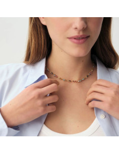 Collier Ras Du Cou Agatha  CANDY Multicolore / Doré 2